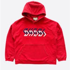 GUCCI Red Hoodie for Men